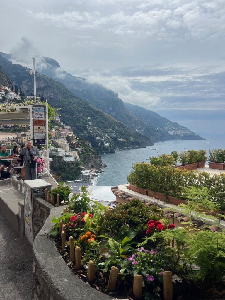 View of Positano coast