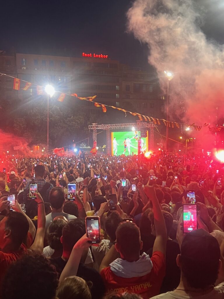 Eurocup final celebration in Spain